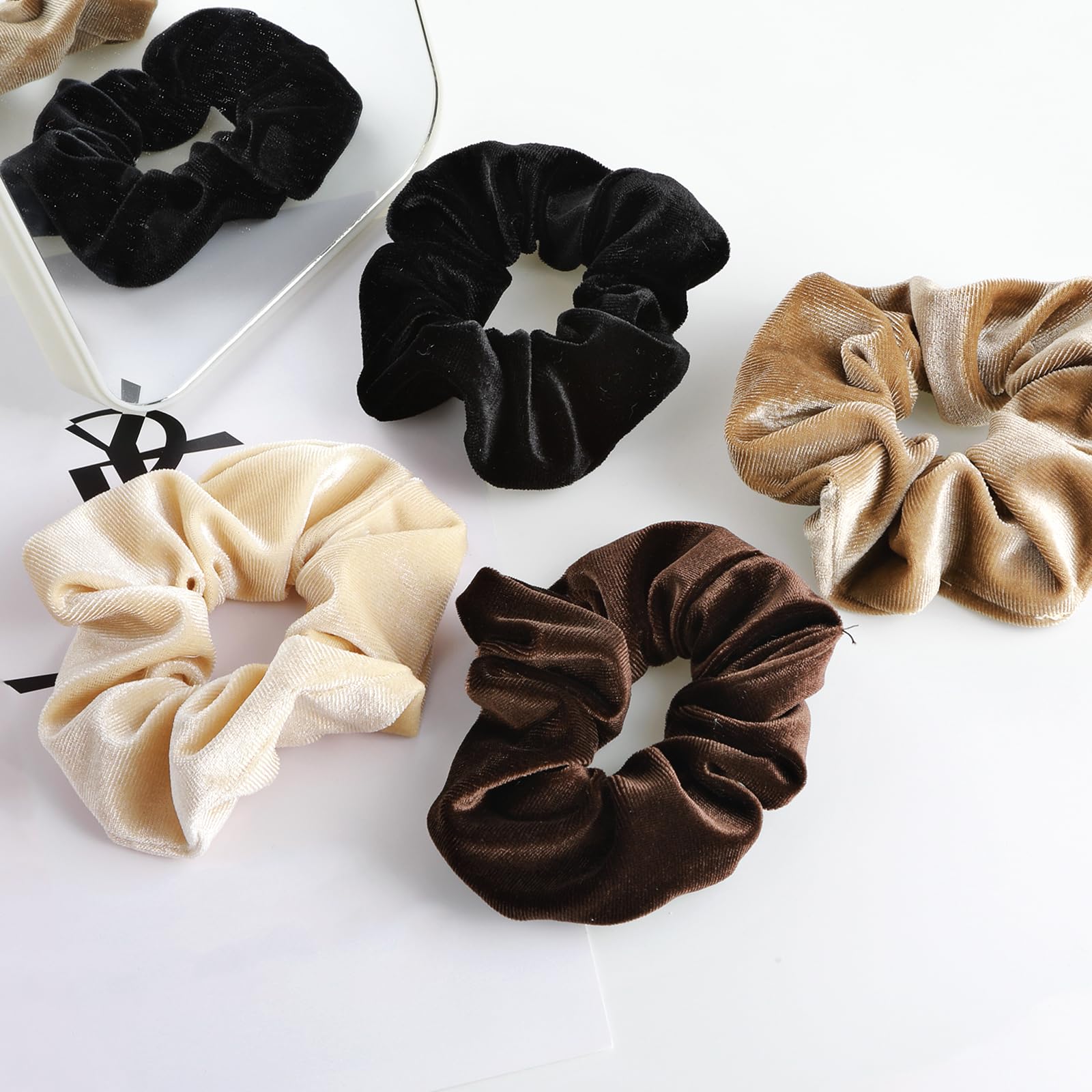 WY LIGHTING LEVEL daily-use scrunchies for yoga, work, and study