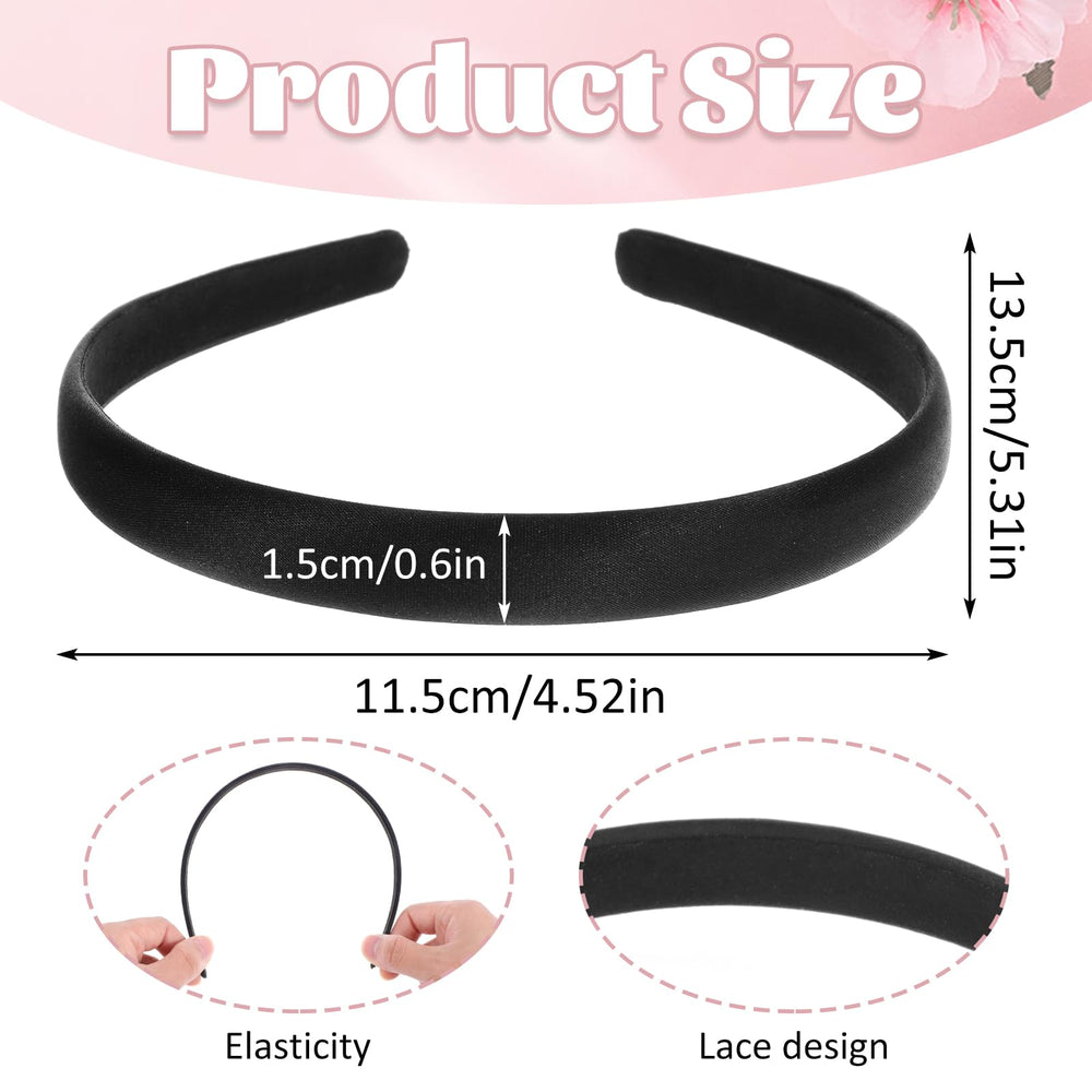 WY LIGHTING LEVEL headband soft fabric black side view comfortable everyday wear