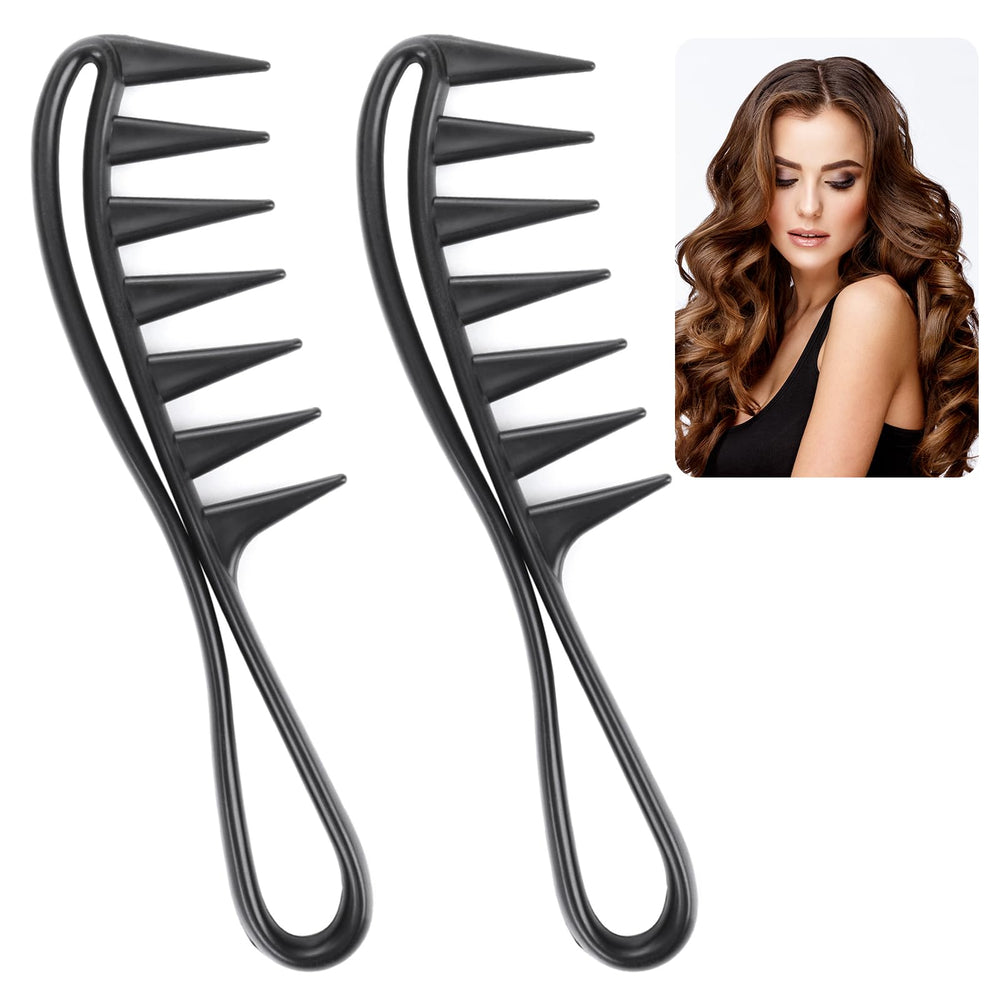 wy-lighting-level large-tooth-comb-handle provides gentle styling with reduced snag.