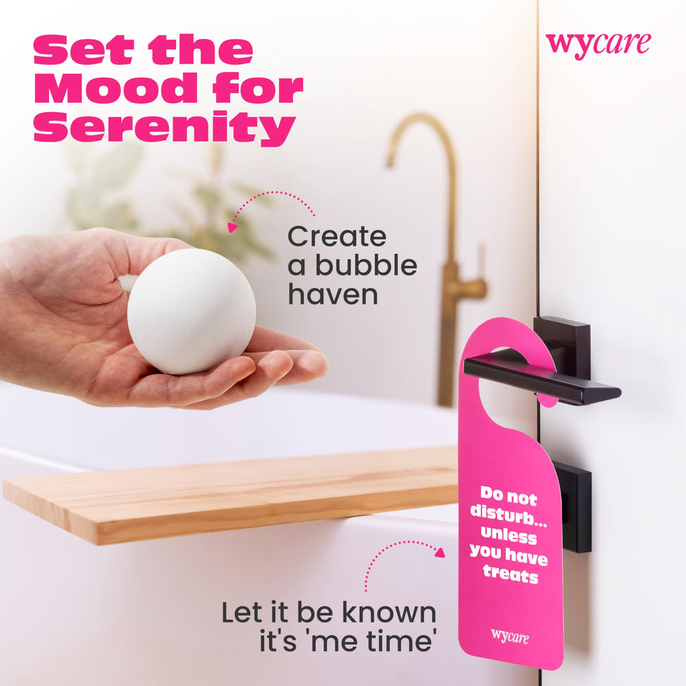 Wycare Gift Box Women bergamot-sage bath bomb for refreshing baths.