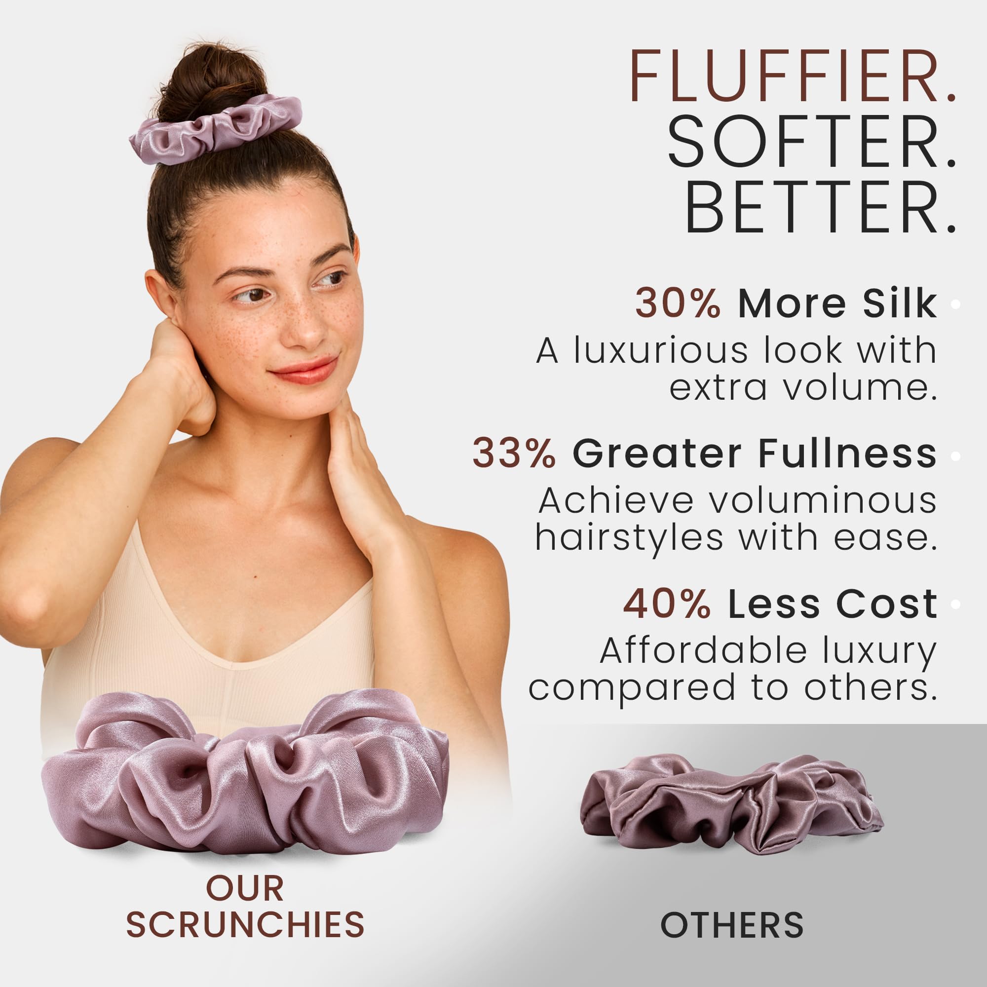Wycare closeup fabric reveals premium mulberry silk softness and smooth surface.