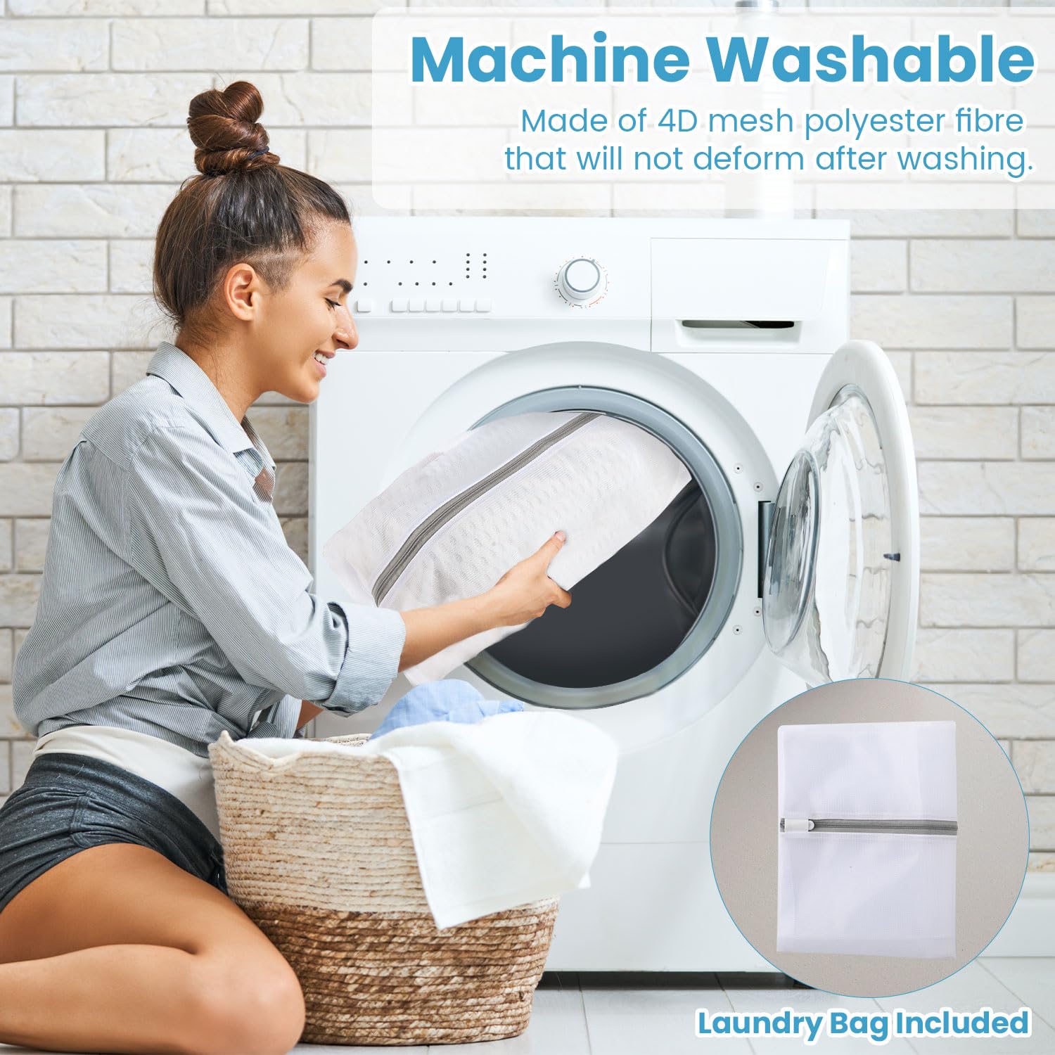 WYGOMES gift-ready bath pillow ideal for women, men, and bath lovers