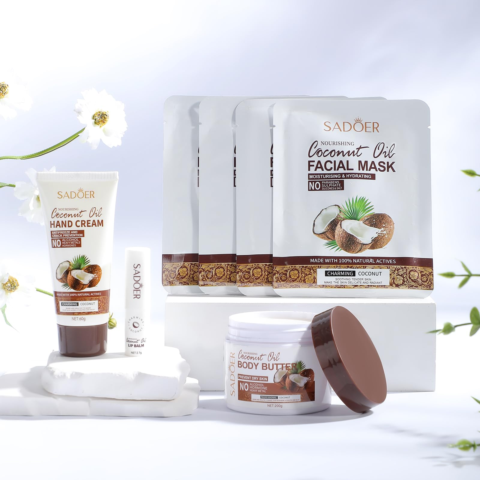 WYHABYZ Coconut Bath Salts for a spa-like bath experience.
