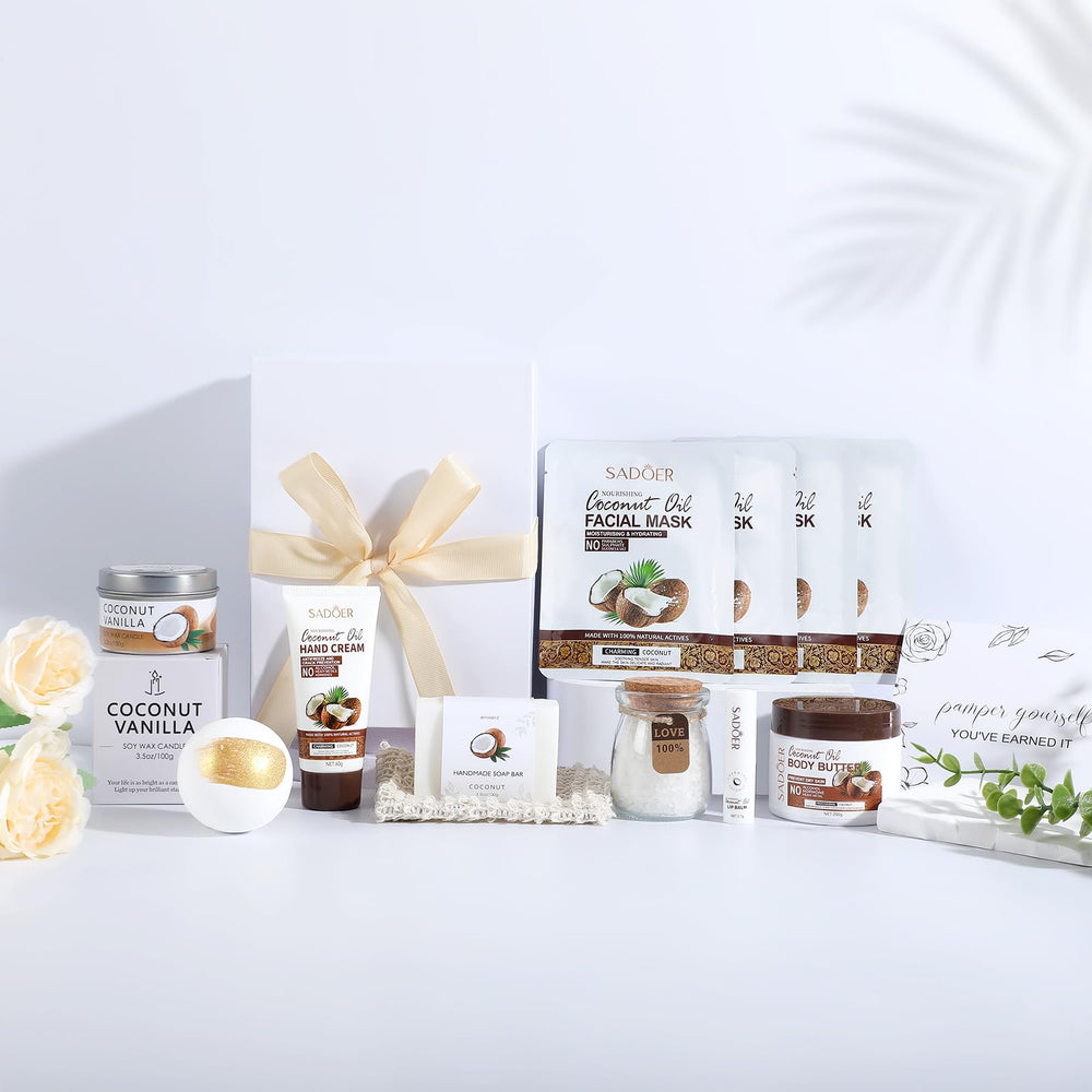 WYHABYZ Coconut Face Masks delivering hydrating care to the complexion.