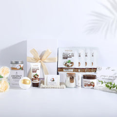 WYHABYZ Coconut Face Masks delivering hydrating care to the complexion.