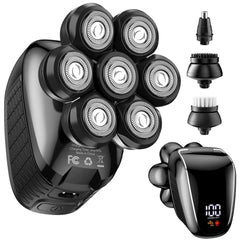 Wyklaus head shaver with 7D floating head for smooth bald shaving