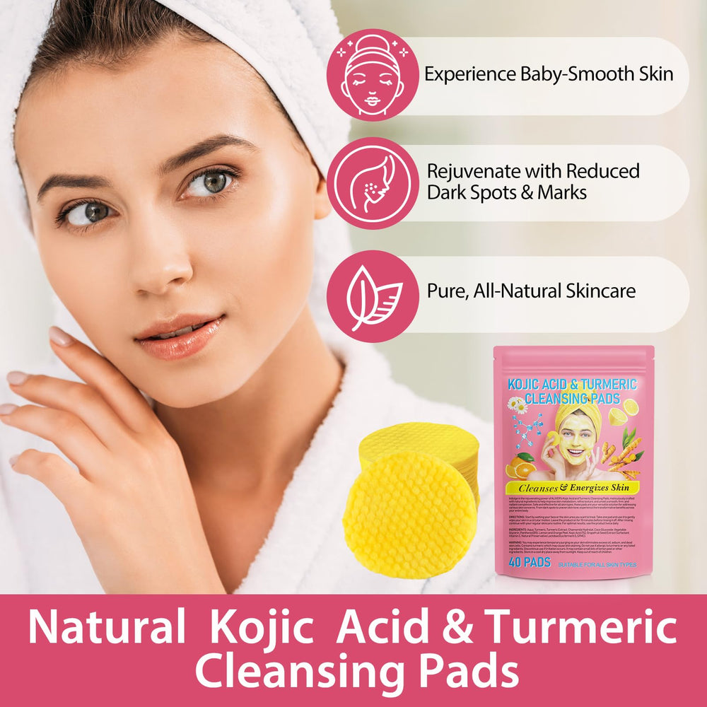 Xaarty turmeric kojic cleansing pad on-the-go use for quick daily skincare