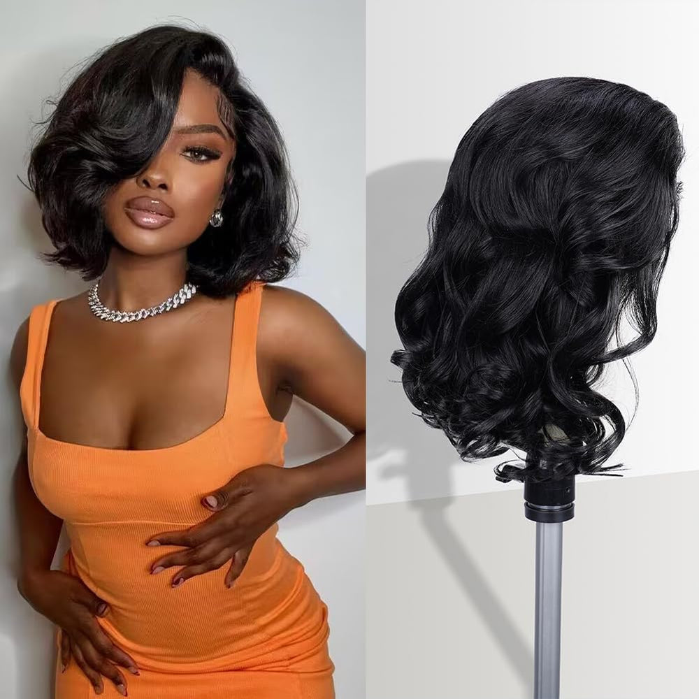 Xagujpo 180-density wig showcases full-bodied, natural-looking fullness.