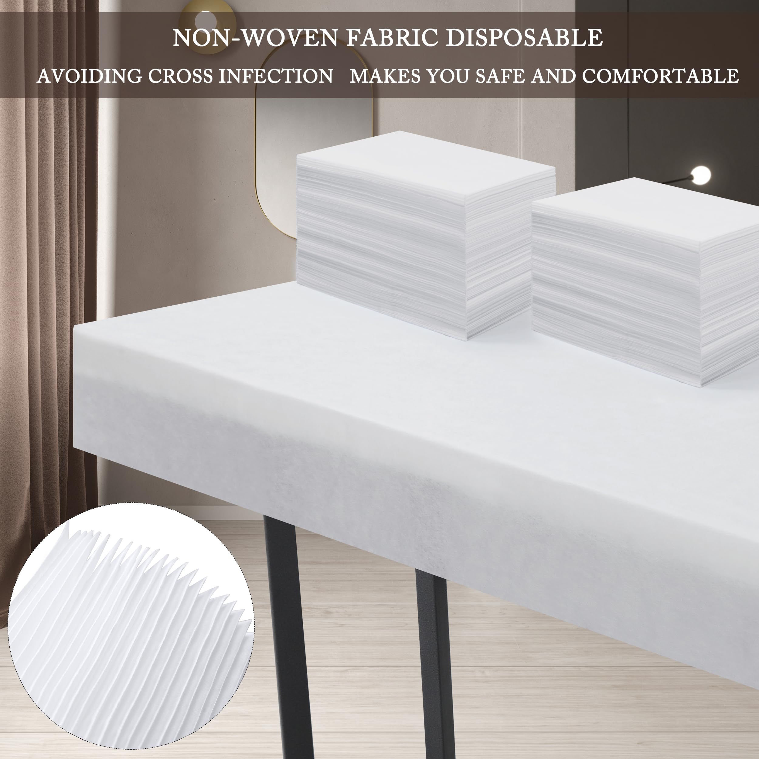 XATUMO thick-upgrade sheets stay comfortable and resist sticking during client movements.
