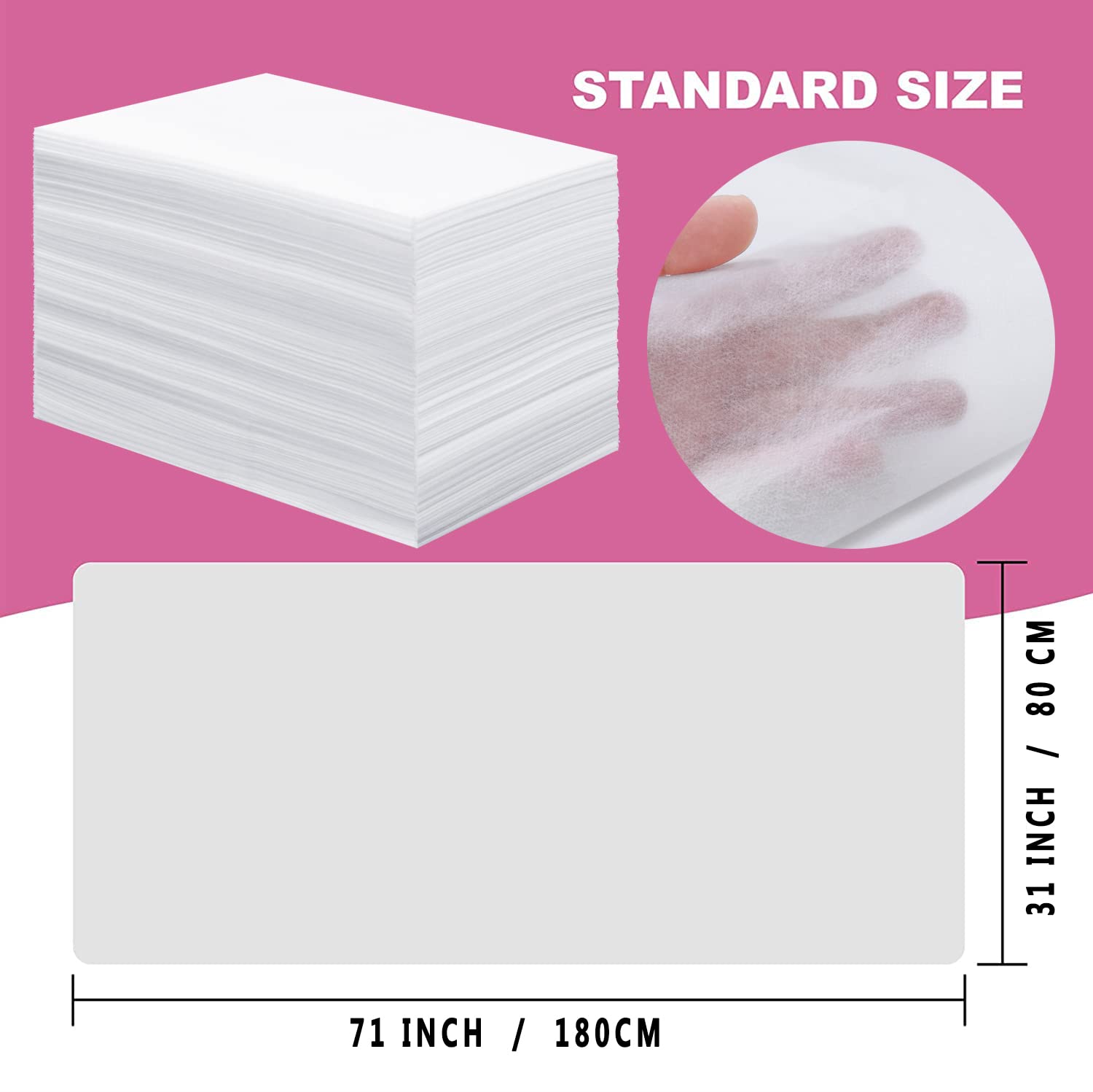 XATUMO waterproof disposable bed sheets keep the bed dry through massages and beauty procedures.