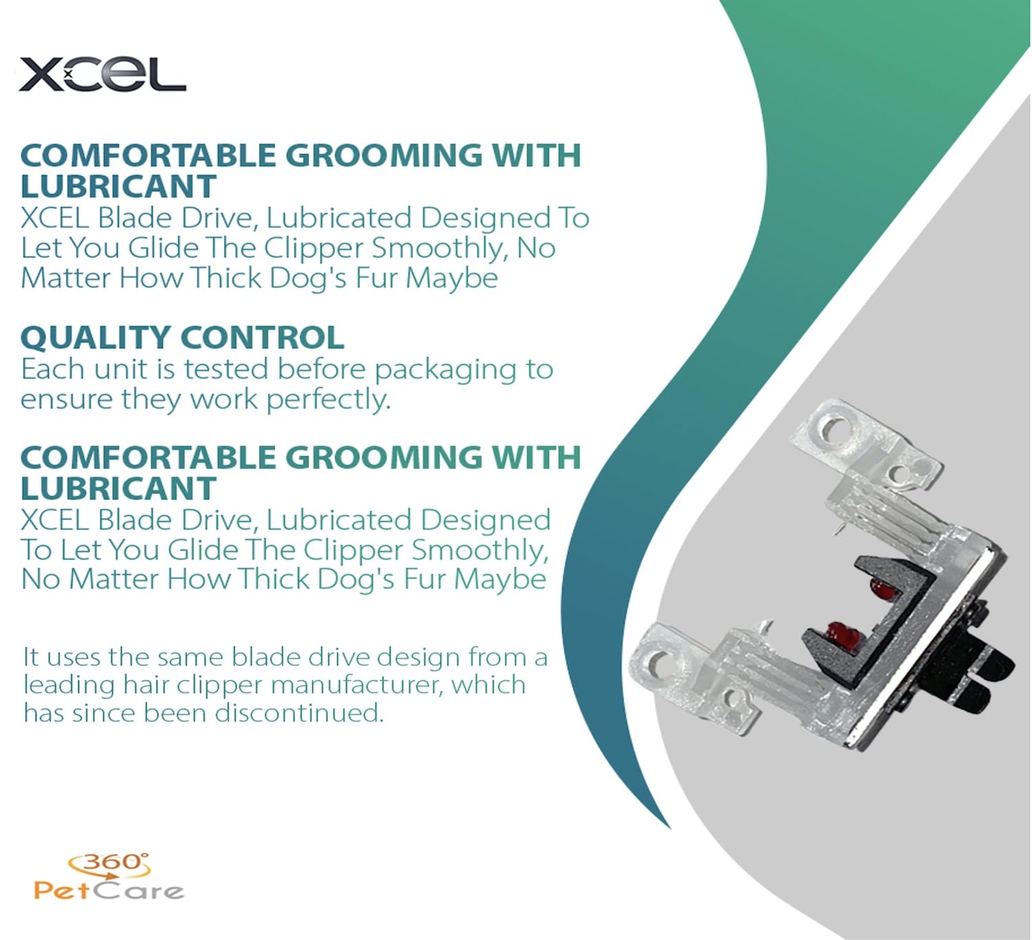 XCEL professional grooming pack demonstrates ready-to-use results for clinics.
