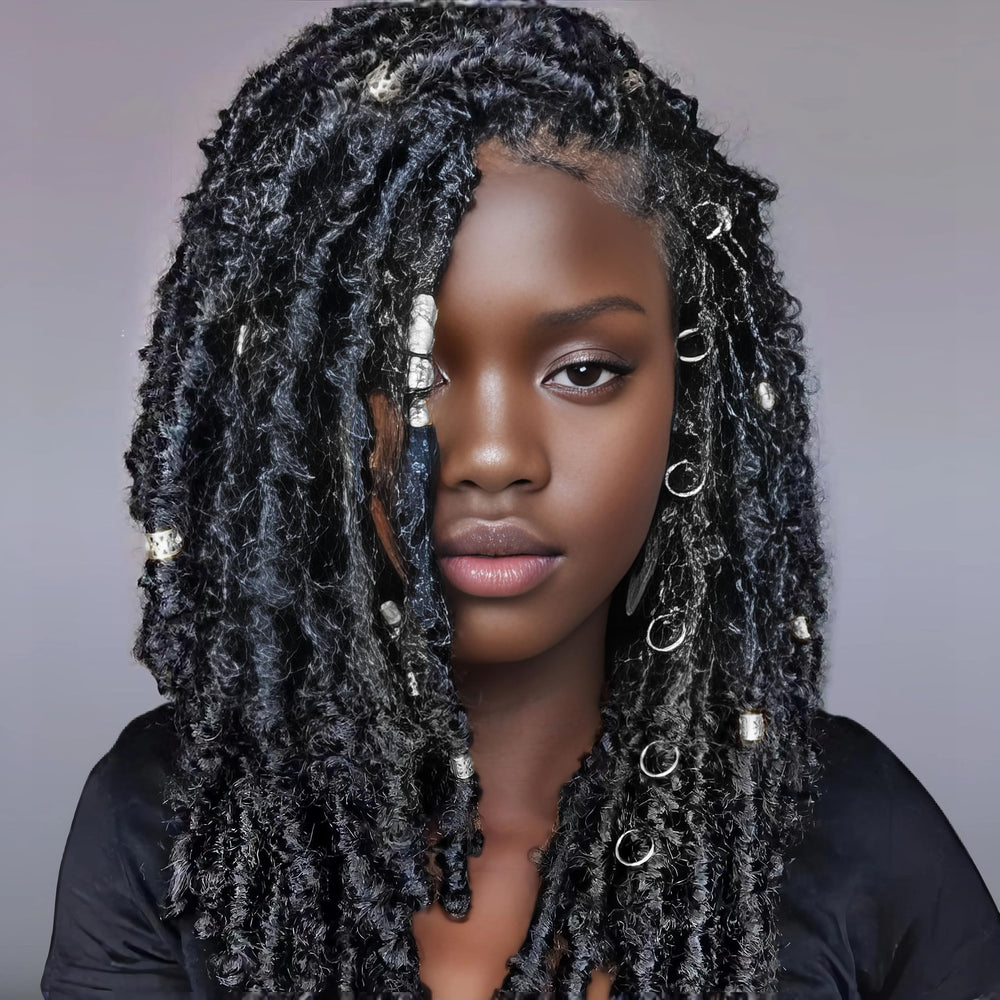 XCZYN silver adjustable braiding cuffs fit diverse hair textures smoothly.