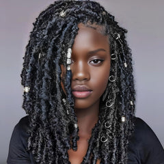 XCZYN silver adjustable braiding cuffs fit diverse hair textures smoothly.