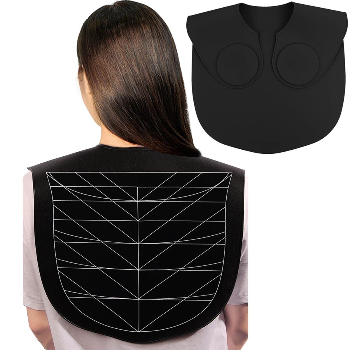 XDONEF hair cutting guide collar – silicone waterproof surface for precise trimming