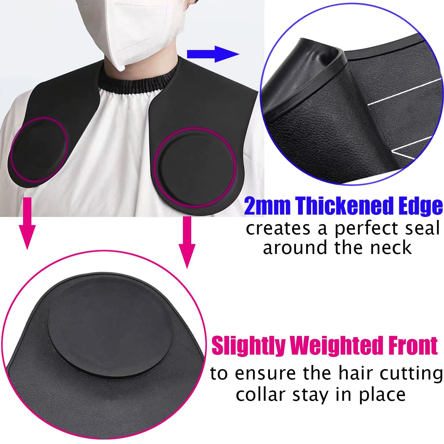 XDONEF salon neck seal protects clothing during styling