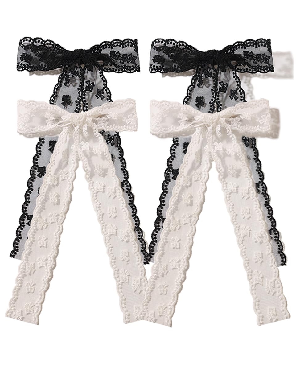 XFYUZR lace hair clip in black offers secure all-day hold for elegant styles.