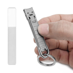 XGIZMOO nail clippers with built-in catcher reduces mess during trimming