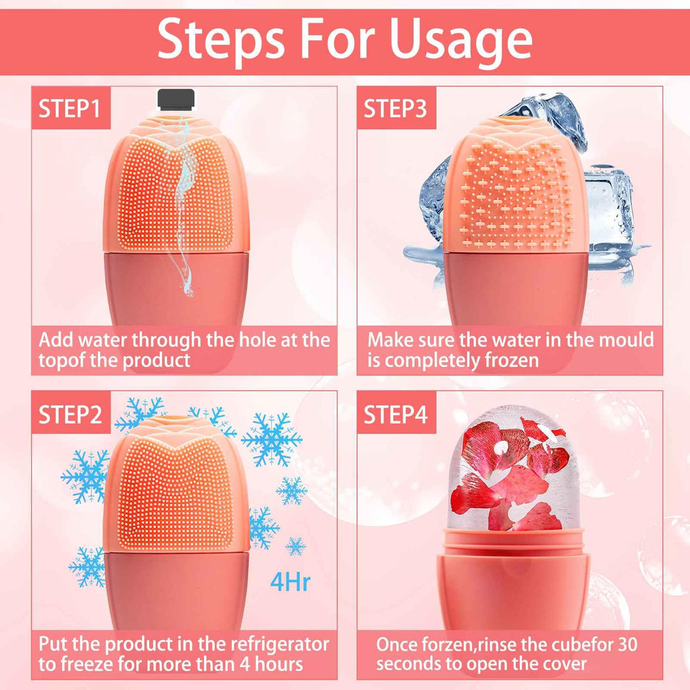 XHJRI Ice Face Roller reusable mold keeps fresh cubes for repeated use.