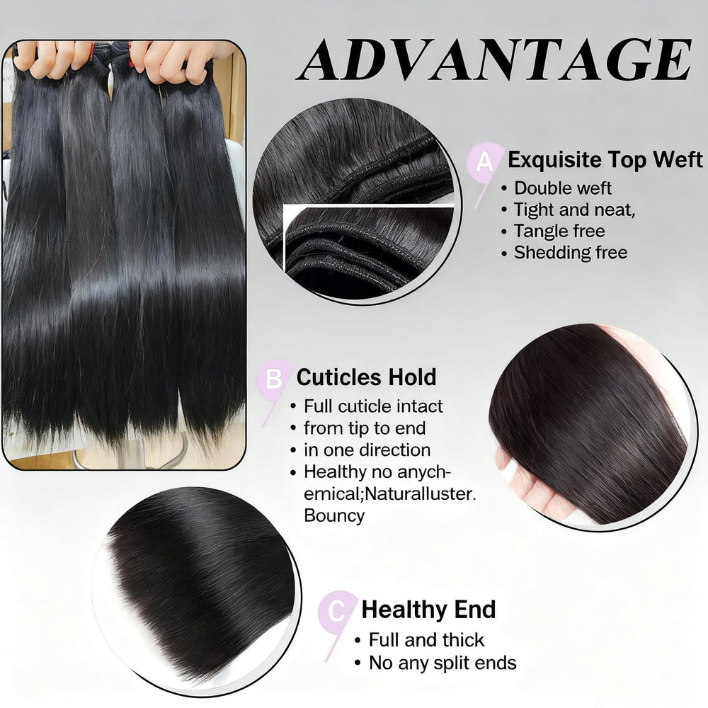 XIANYUN 12A bundles 20-inch straight hair for dramatic length and styling.