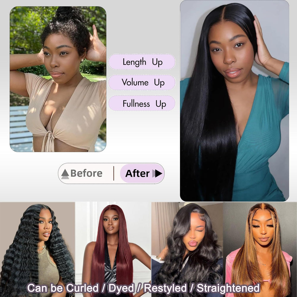 XIANYUN 12A bundles 22-inch straight hair for voluminous, elegant styles.