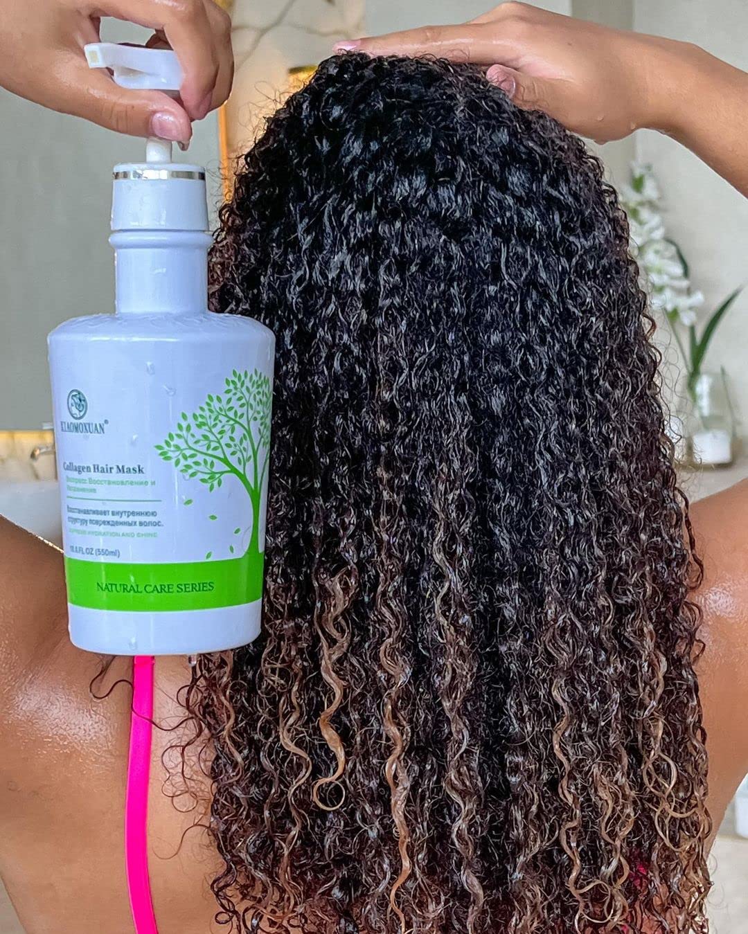 Xiaomoxuan Healthy Scalp Tea Tree treatment visual for scalp care.