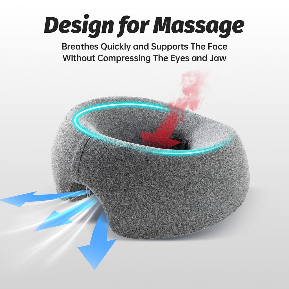 xiaomubiao eye-comfort face-down pillow minimizes pressure around eyes for restful downtime