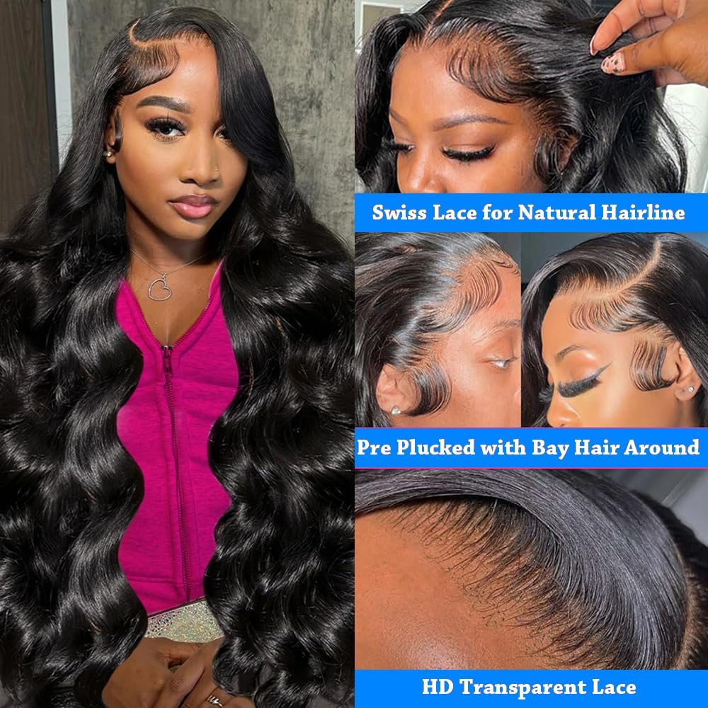 Xiayume 13x6 lace front wig baby hair detail for natural edge realism