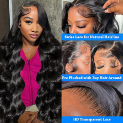 Xiayume 13x6 lace front wig baby hair detail for natural edge realism