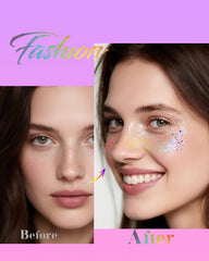 XICZH glitter patches are skin-safe and gentle on all skin types.