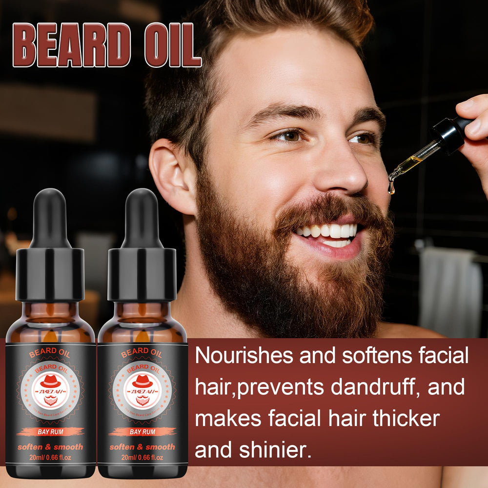 XIKEZAN beard conditioner bottle illustrating softness and manageability.