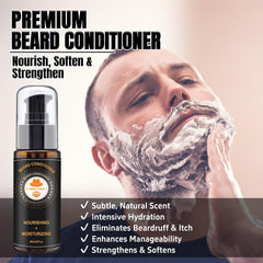 XIKEZAN beard oil bottle 1 enhances shine and helps manage split ends.