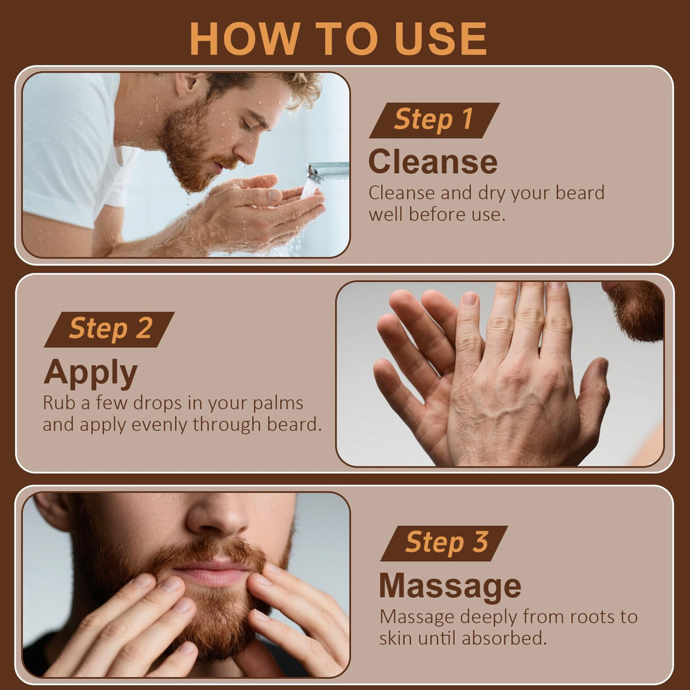 Xikezan beard oil unscented bottle preserves natural freshness for sensitive skin.