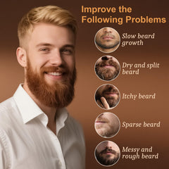 Xikezan beard oil vanilla bottle provides romantic fragrance and nourishment.