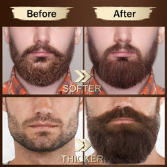 XIKEZAN beard serum pack bottle highlighted for nourishing and smoothing the beard