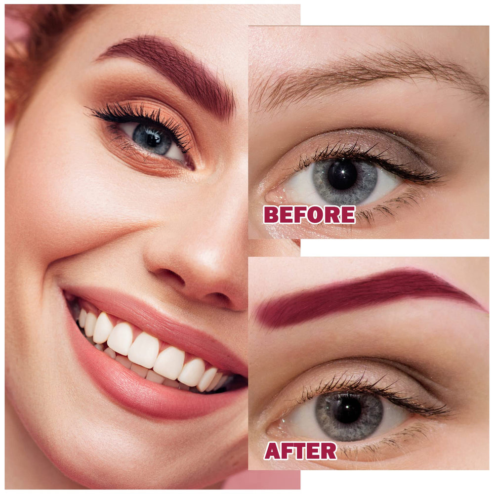 XINGXYUEL Eyebrow Pomade Wine shade swatch on skin.