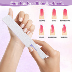 Xinnun nail files with comfortable handle improve grip during filing