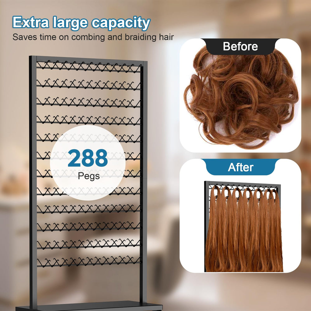 XINTUO included combs and pins for efficient professional braiding results.