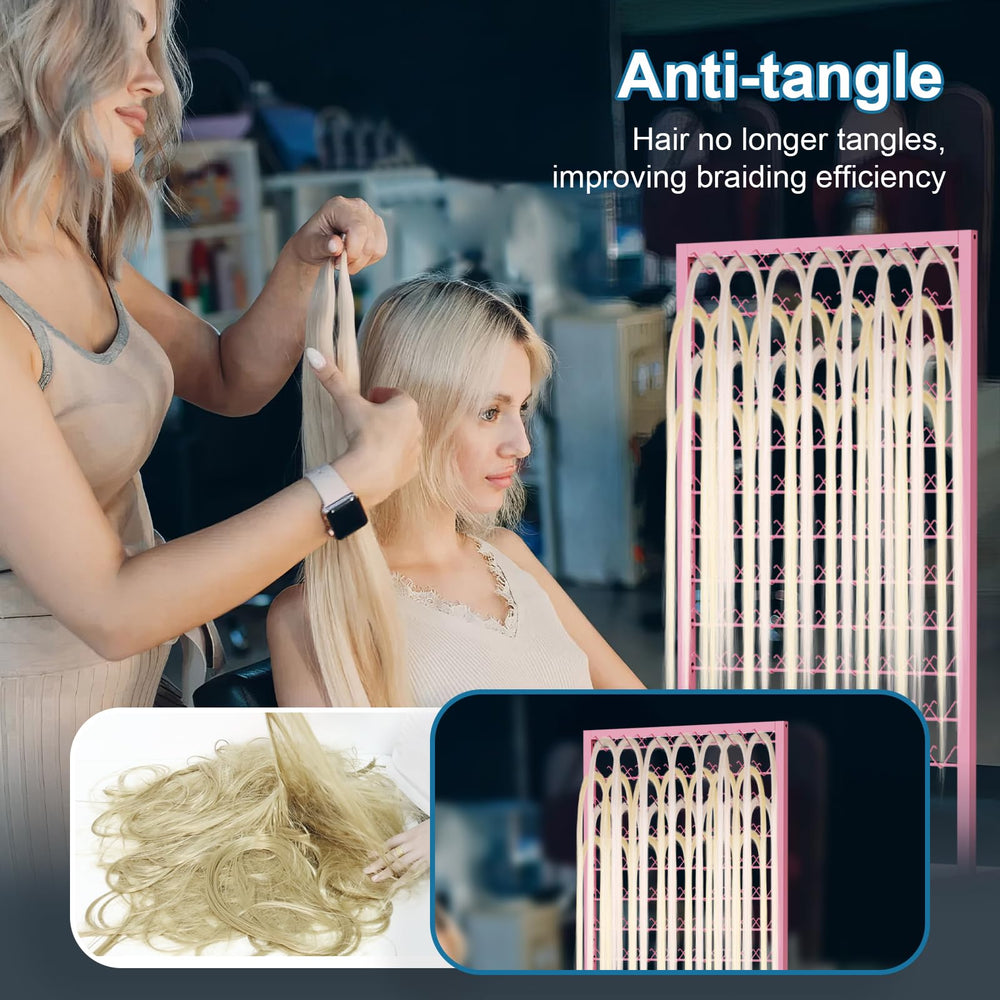 XINTUO easy-assembly braiding stand ships with clear instructions.