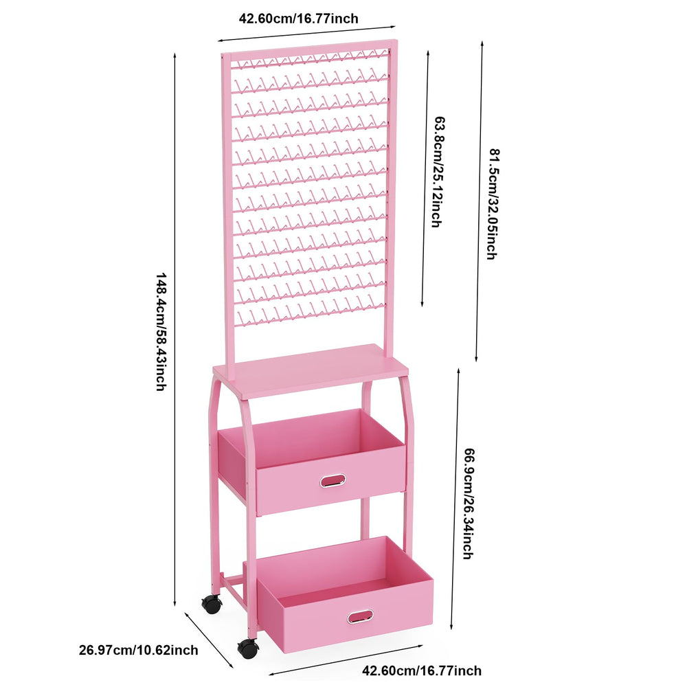 XINTUO two-sided braiding stand with 288 pegs for organized extension work.