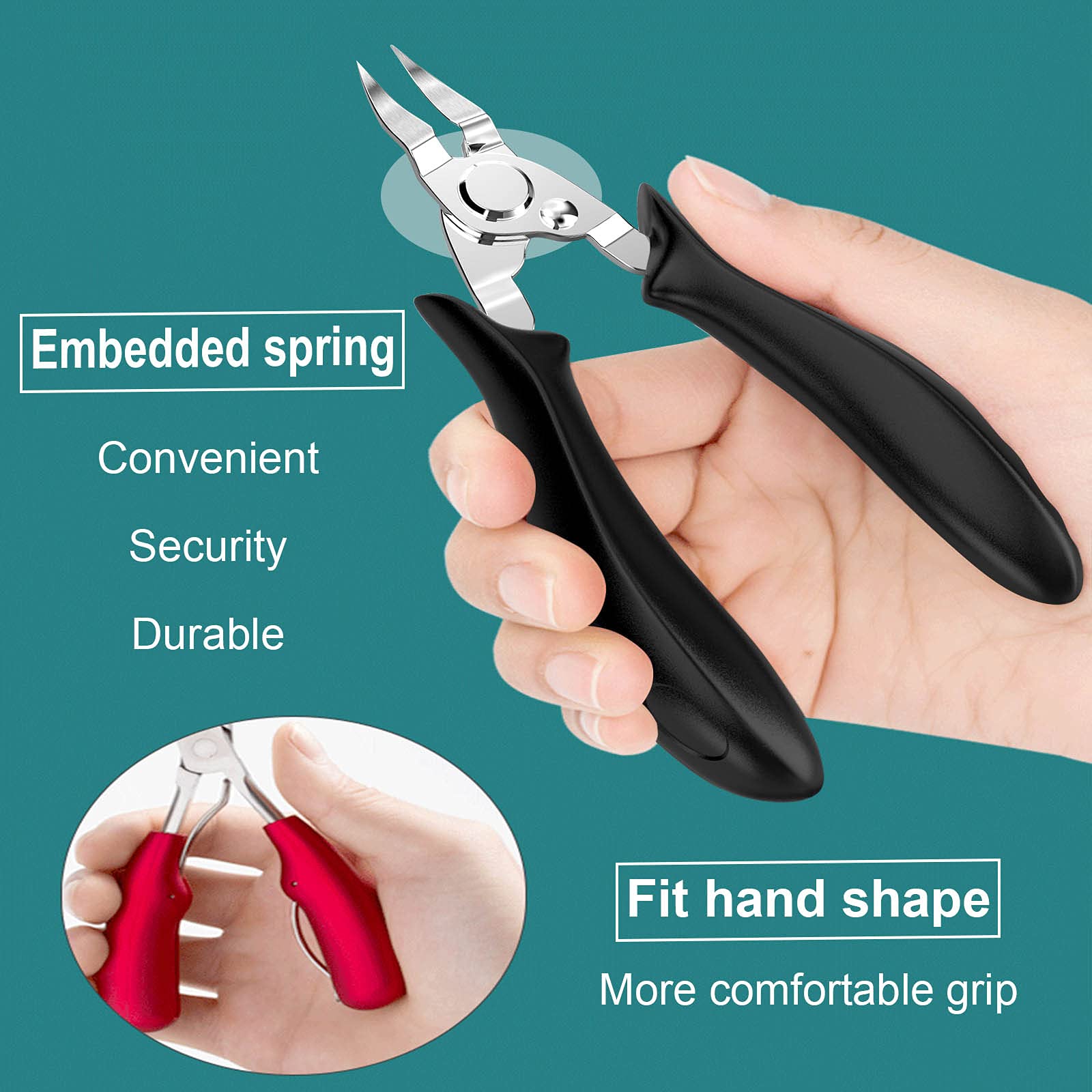XIORRY embedded spring clipper prevents spring popping for stable use