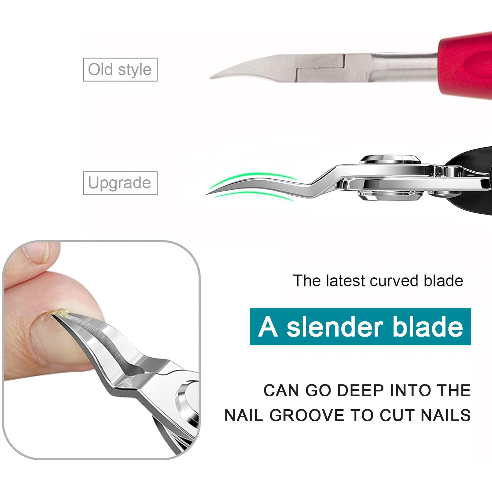 XIORRY long-handle steel clipper extends reach with an ergonomic grip