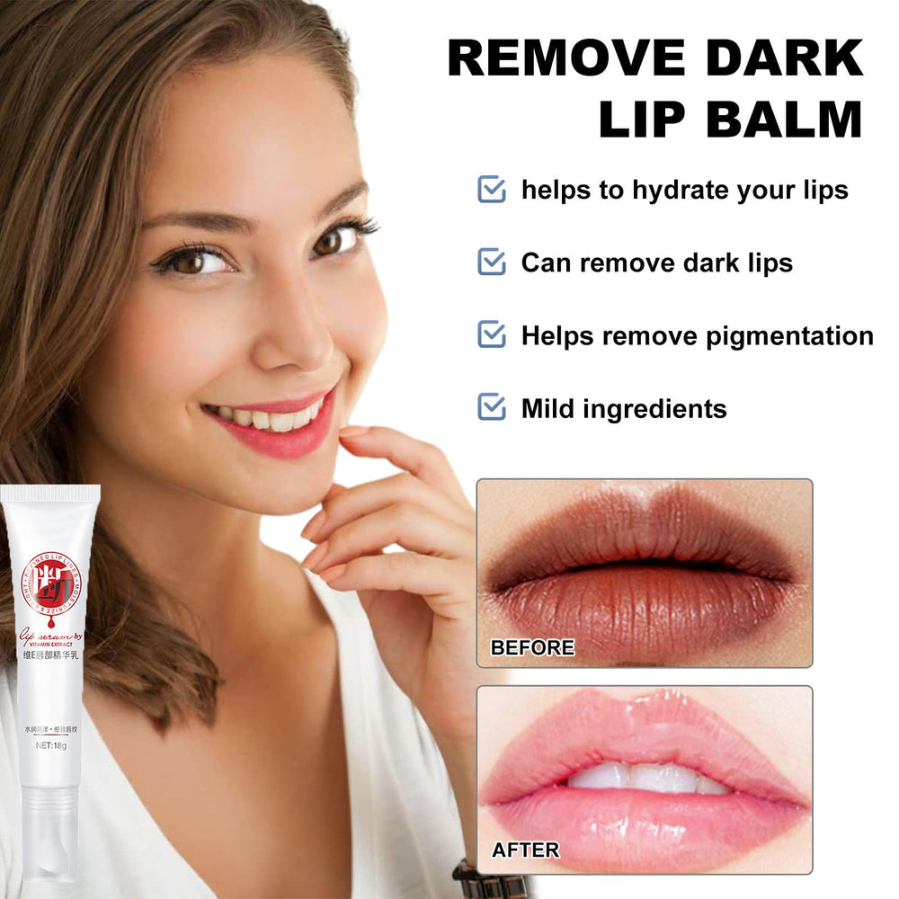 XIRUJNFD lip serum plant-extracts hydrate lip skin