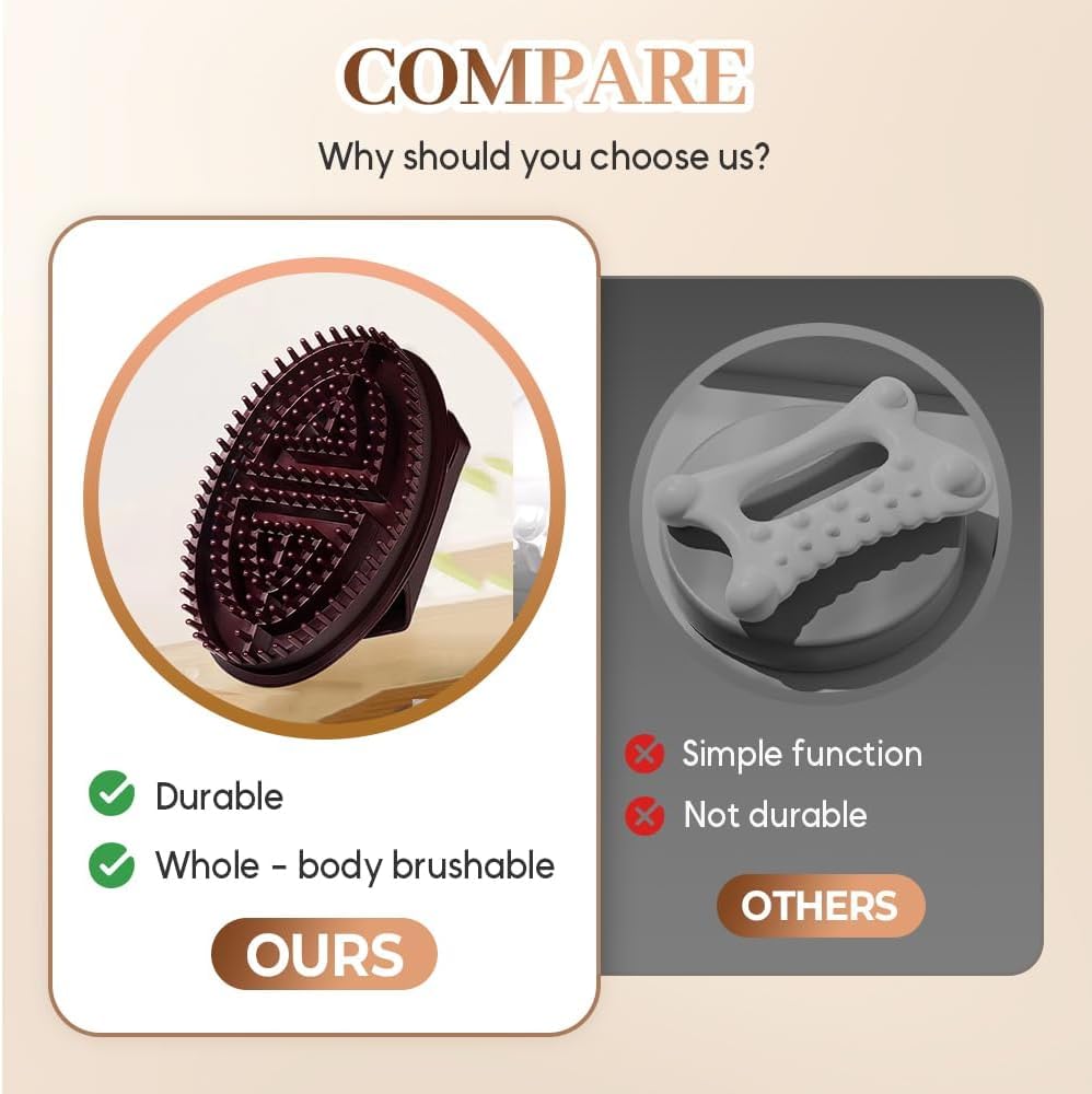 XiuFa Meridian Brush shown in a full-body relaxation routine for home spa-like use.