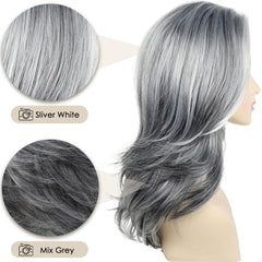 XIUFAXIRUSI wig with adjustable cap and rose-net for comfortable fit
