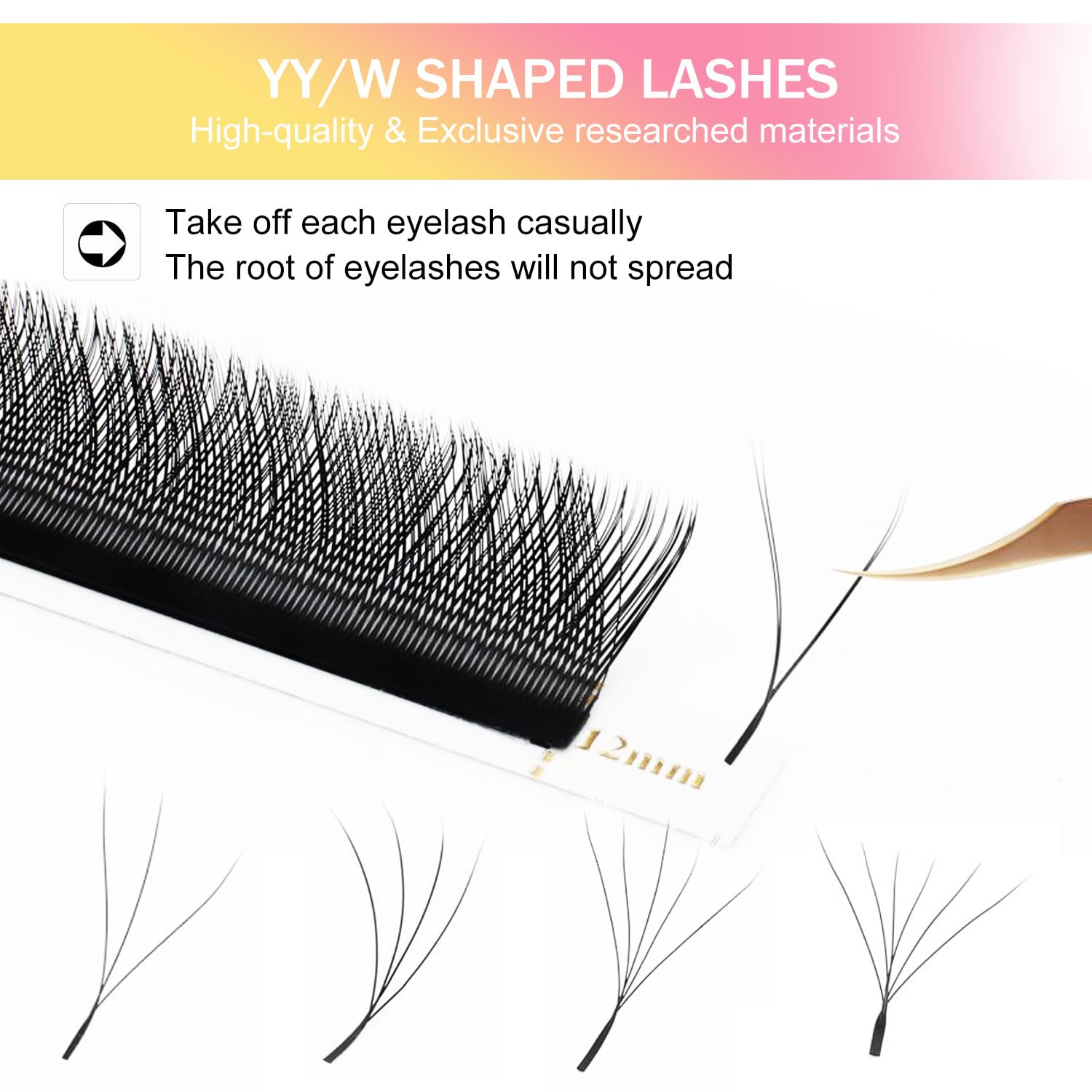 XIUSUZAKI professional-use lash portfolio display for salons.