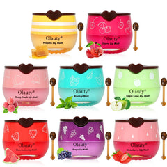 Xiuxixu Bee Lip Balm Honey Pot provides deep hydration for dry lips.