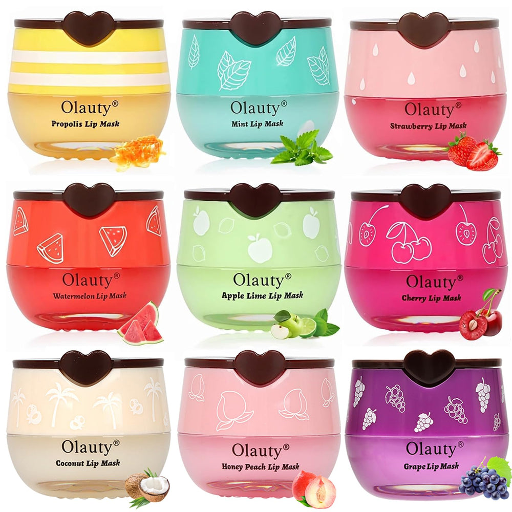 Xiuxixu honey lip balm pot closeup, showcasing hydrating moisture for soft lips.