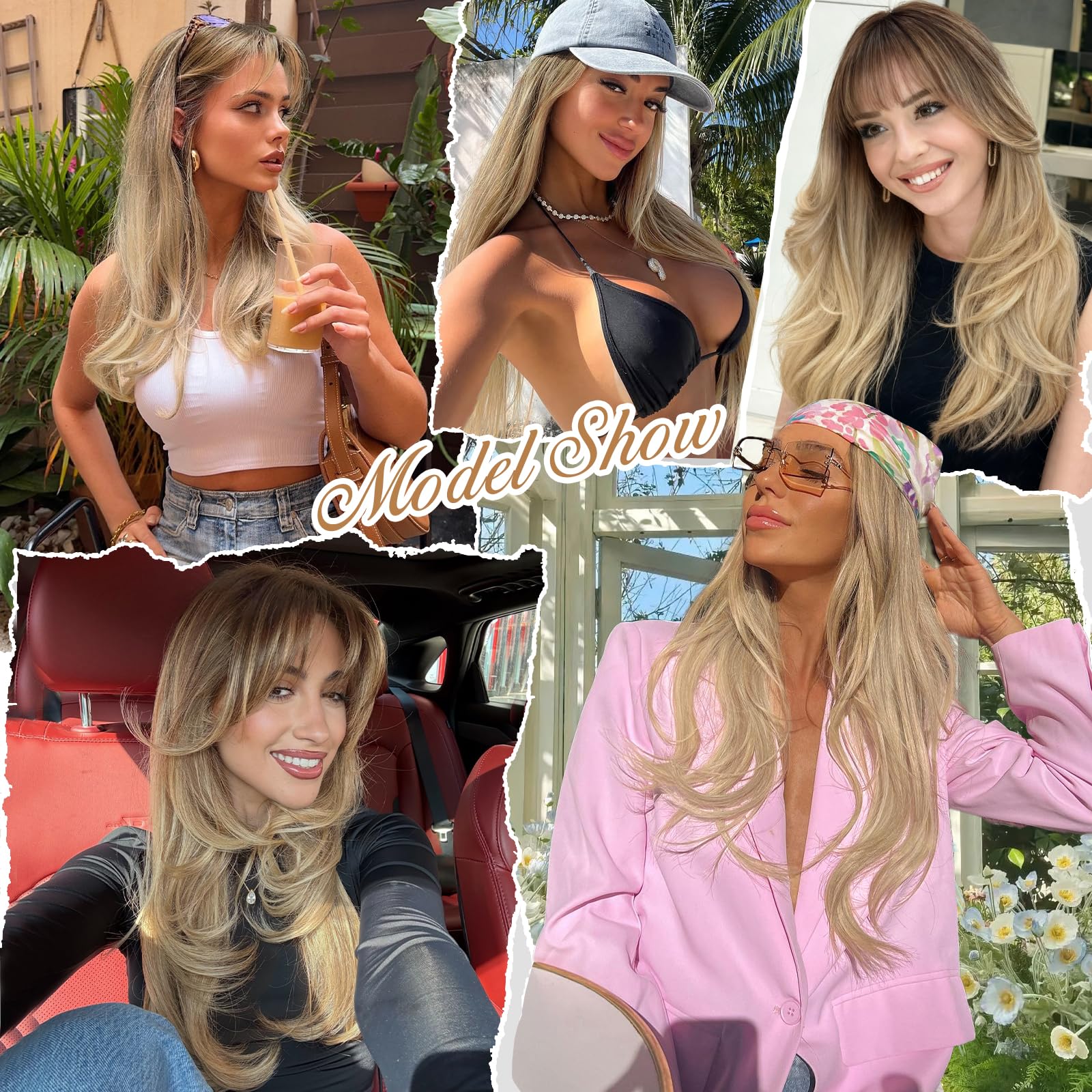 XIXIBI blonde wig texture feels silky and natural.