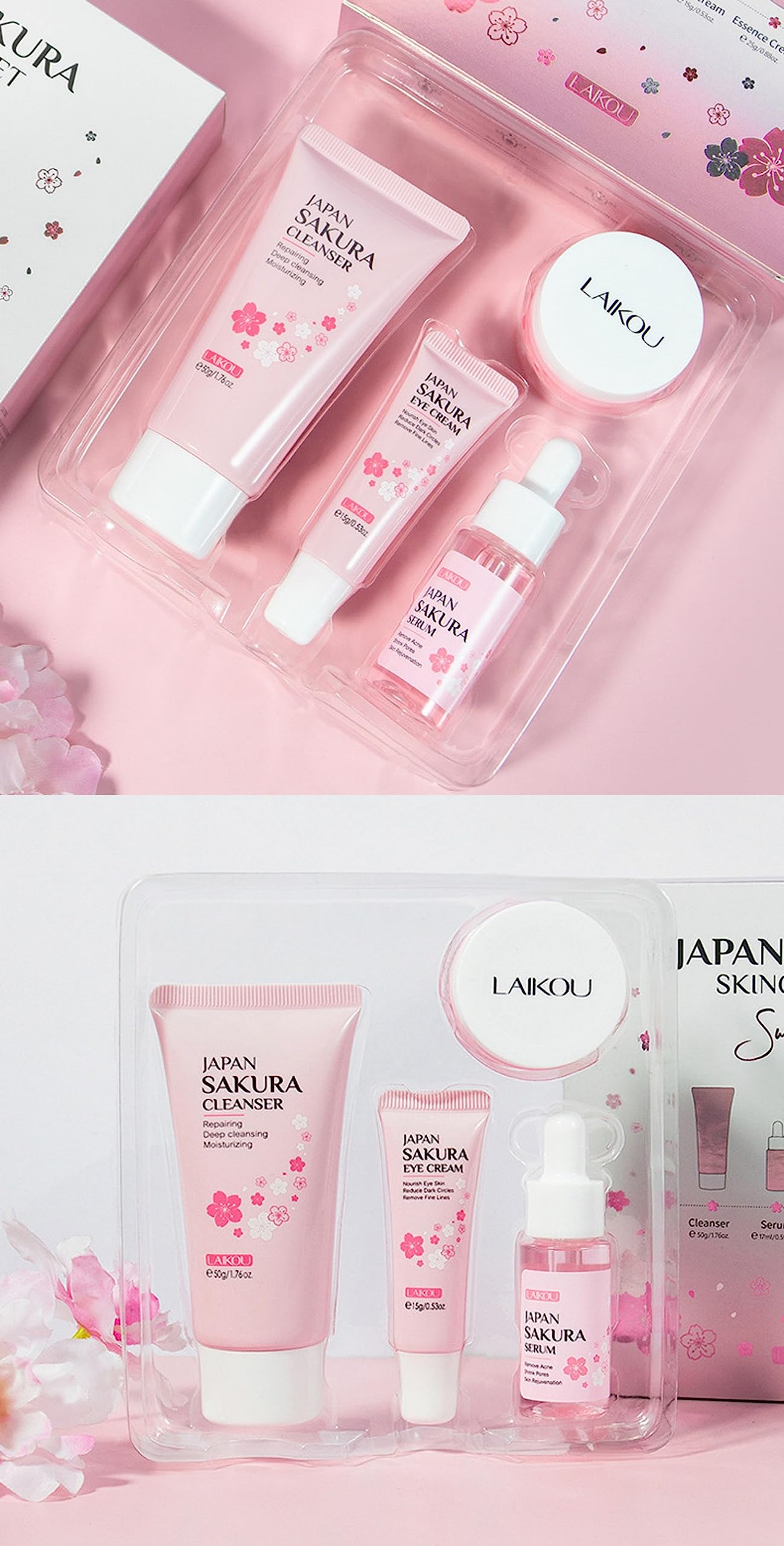 XJBD Sakura Gift Packaging—elegant ready-to-gift presentation for holidays or birthdays.