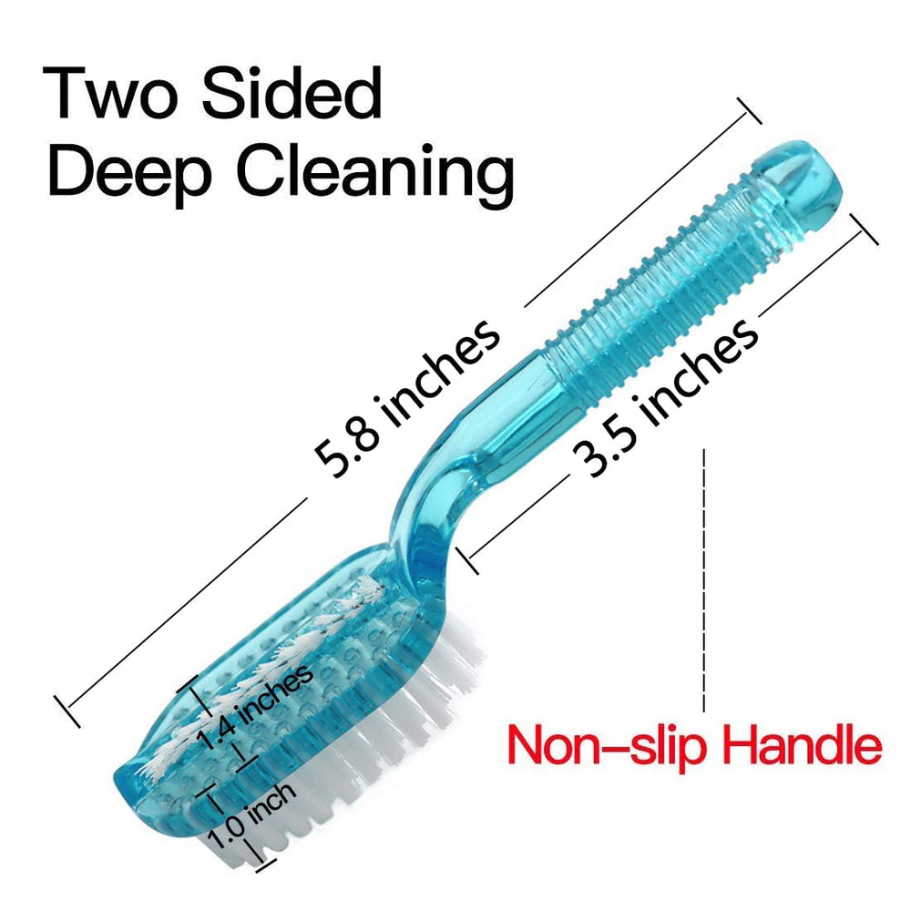 Xjinmin 4-pack set image shows four blue and white brushes